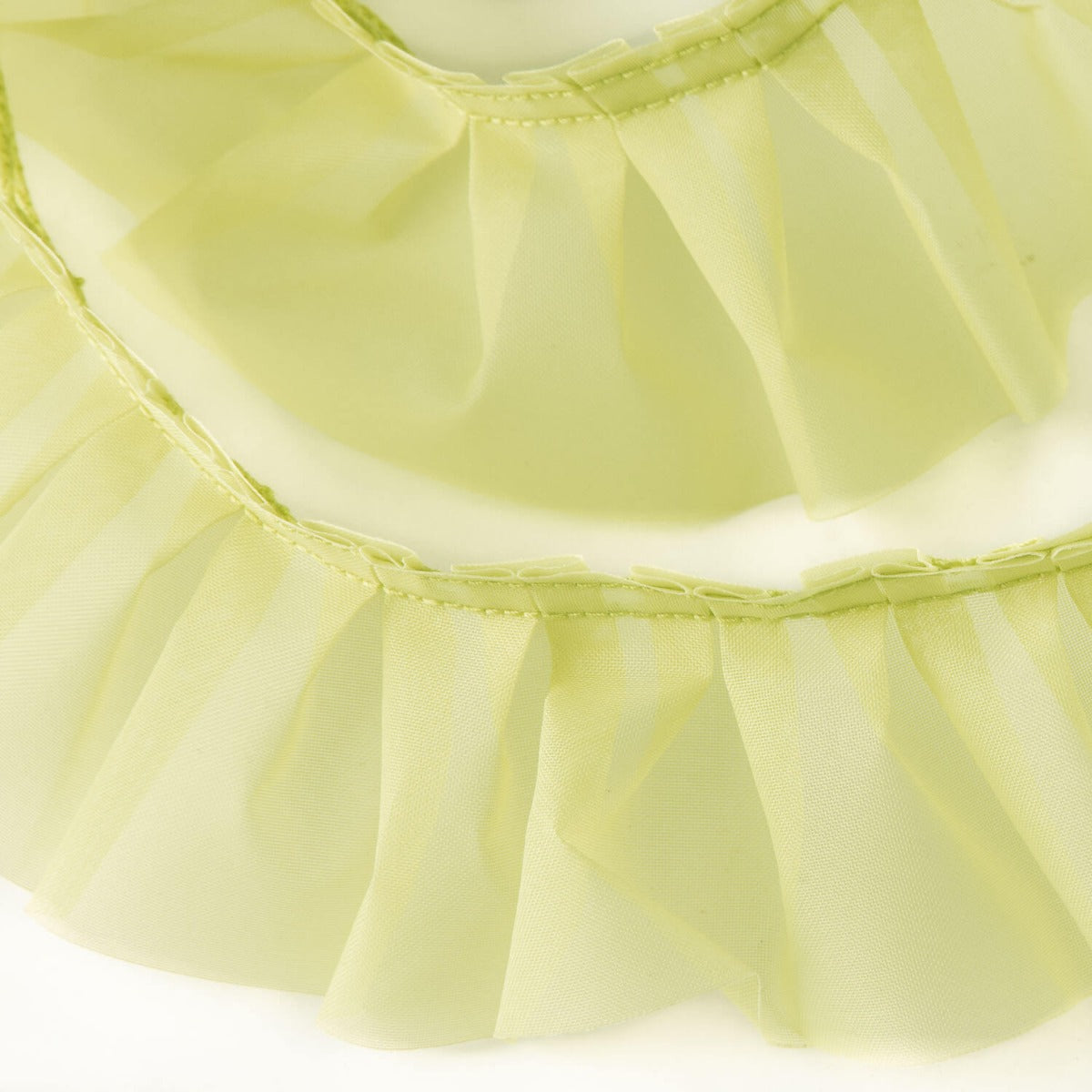 Cinta Plisada Garrucha 6 cm Lima - Ribes y Casals