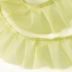 Cinta Plisada Garrucha 6 cm Lima - Ribes y Casals