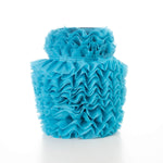 Cinta Plisada Garrucha 6 cm Turquesa - Ribes y Casals