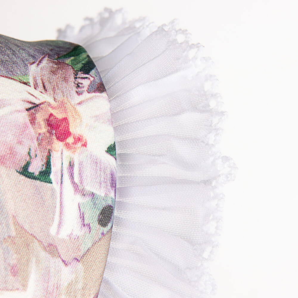 Piquillo Plissado Fita 3cm Branco - Ribes y Casals