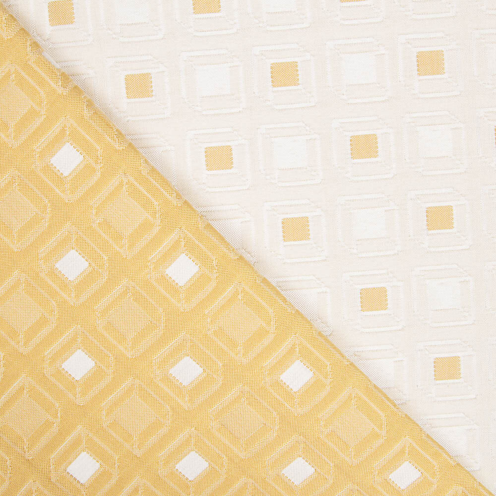 Colcha Cubic Oro Cruda - Ribes y Casals