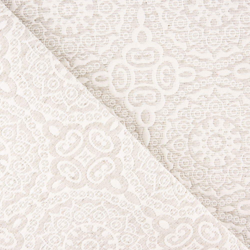 Colcha Piqué Mandala Areia - Ribes y Casals