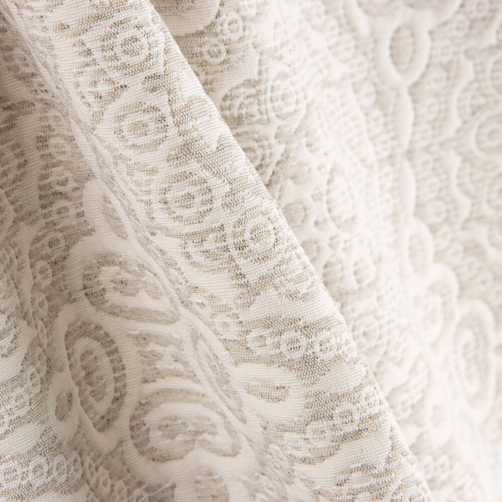 Colcha Piqué Mandala Areia - Ribes y Casals