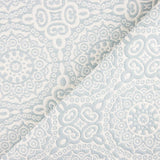 Colcha Piqué Mandala Verde Água - Ribes y Casals