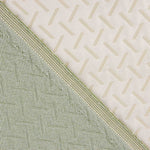 Tecido Colcha Zig Zag Verde Claro - Ribes y Casals