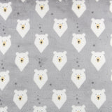 Tecido Polar Coralina Urso - Ribes y Casals