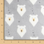 Tecido Polar Coralina Urso - Ribes y Casals