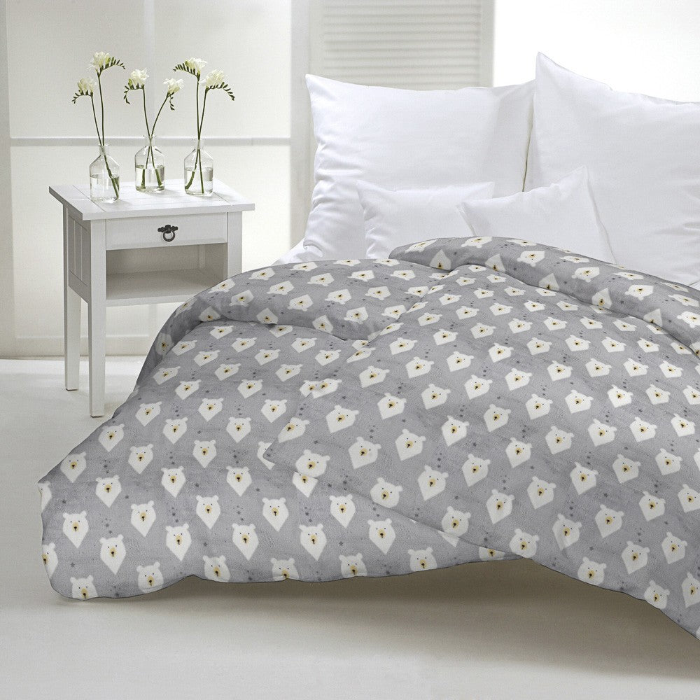 Tecido Polar Coralina Urso - Ribes y Casals