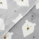 Tecido Polar Coralina Urso - Ribes y Casals