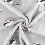 Tecido Polar Coralina Ouriços - Ribes y Casals