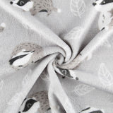 Tecido Polar Coralina Ouriços - Ribes y Casals