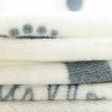 Tecido Polar Coralina Hello World - Ribes y Casals