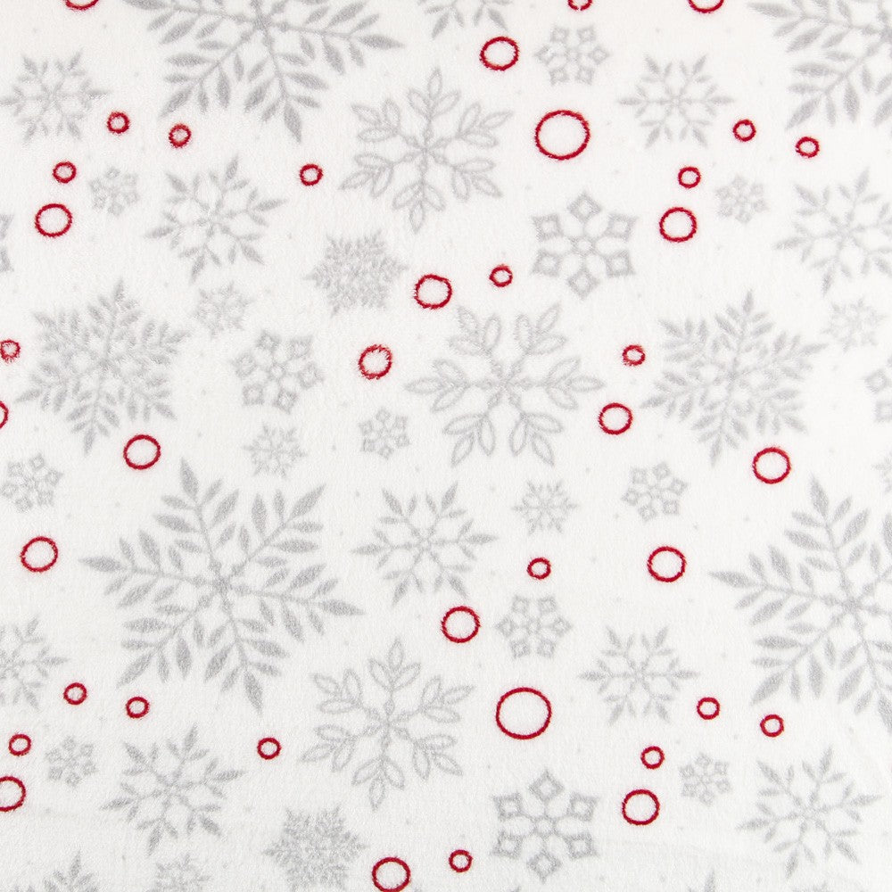 Tecido Polar Coralina White Christmas - Ribes y Casals