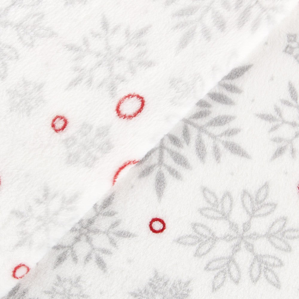 Tecido Polar Coralina White Christmas - Ribes y Casals