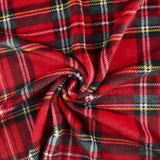 Tecido Polar Coralina Escocês Encarnado - Ribes y Casals