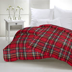 Tecido Polar Coralina Escocês Encarnado - Ribes y Casals