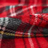 Tecido Polar Coralina Escocês Encarnado - Ribes y Casals