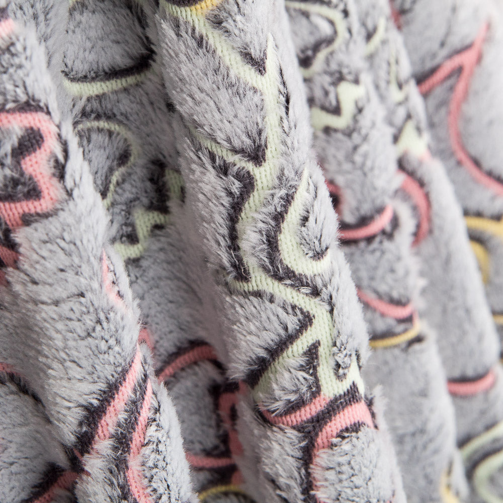 Tecido Coralina Caveira Fluorescente - Ribes y Casals