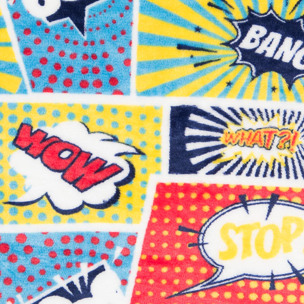 Tecido Coralina Comic Multicolorido - Ribes y Casals