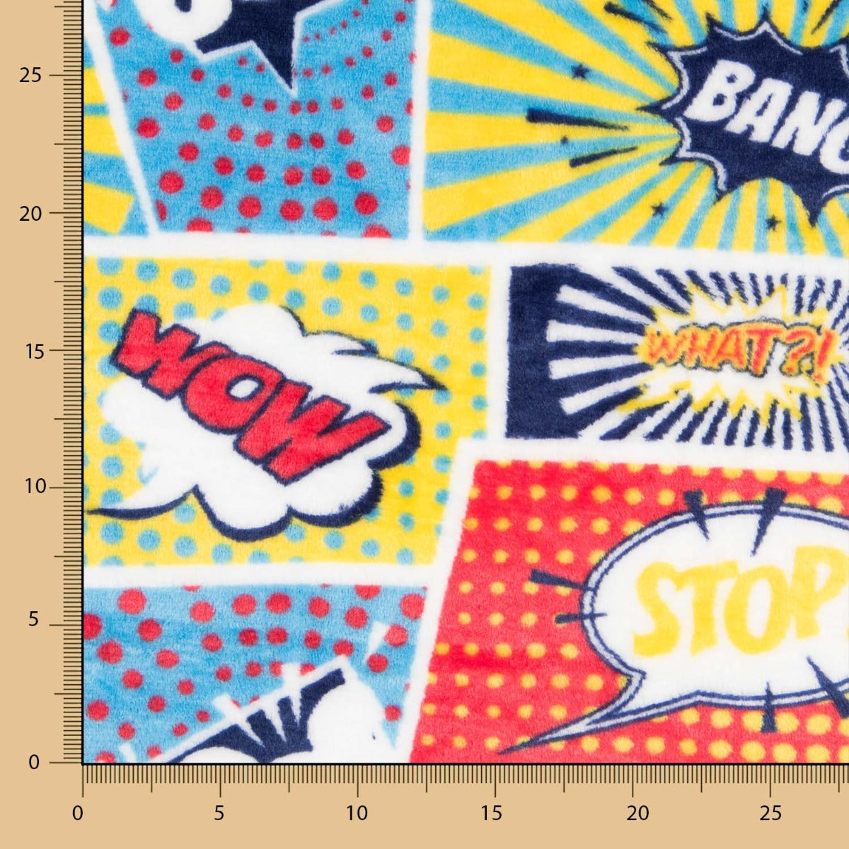 Tecido Coralina Comic Multicolorido - Ribes y Casals