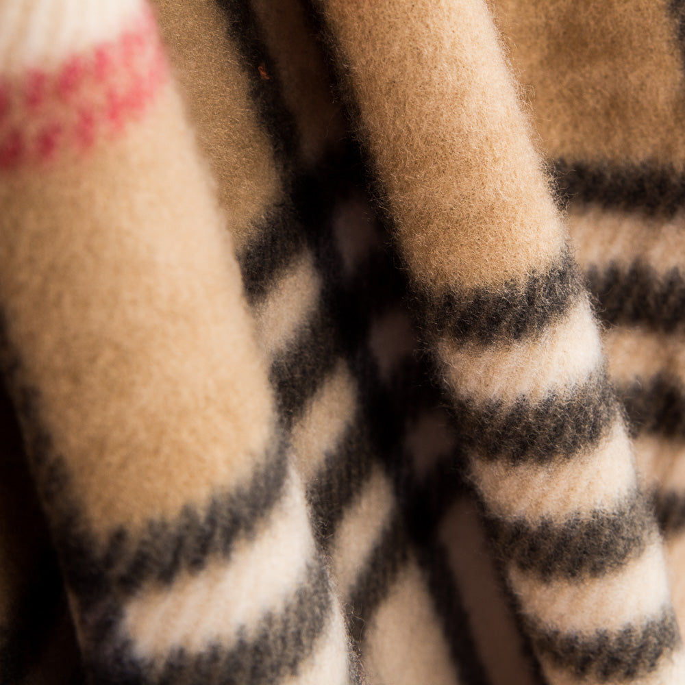 Coralina Estampada Quadrados Castanho - Ribes y Casals