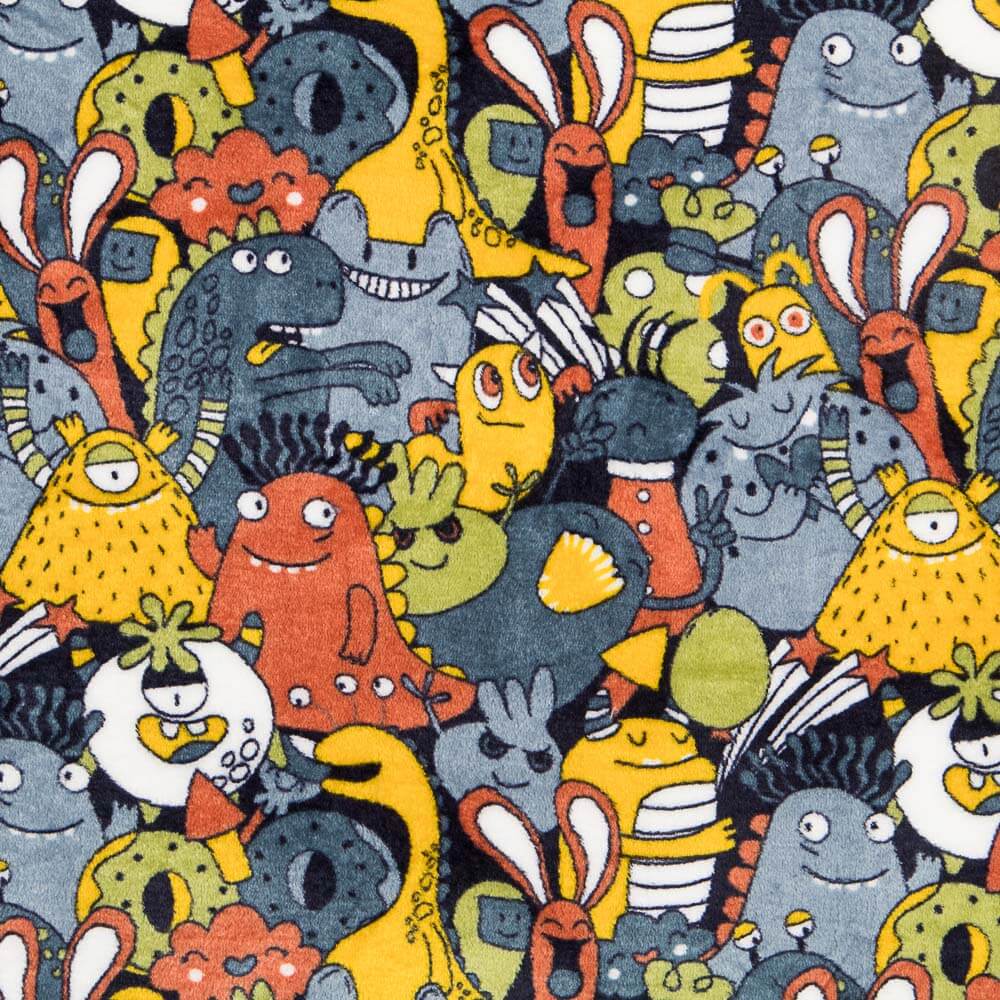 Coralina Estampada Monstros - Ribes y Casals