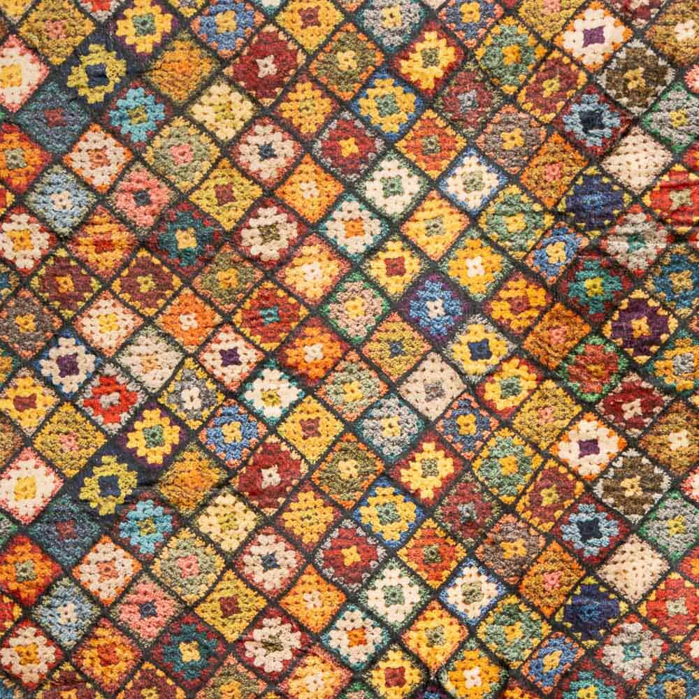 Coralina Estampada Crochet Rombos - Ribes y Casals