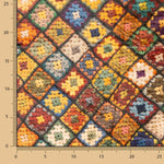 Coralina Estampada Crochet Rombos - Ribes y Casals