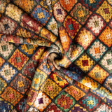 Coralina Estampada Crochet Rombos - Ribes y Casals