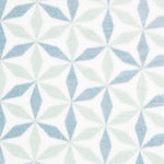 Tecido Polar Geométrica Turquesa - Ribes y Casals