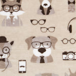 Tecido Coralina Holmes Bege - Ribes y Casals