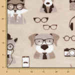 Tecido Coralina Holmes Bege - Ribes y Casals