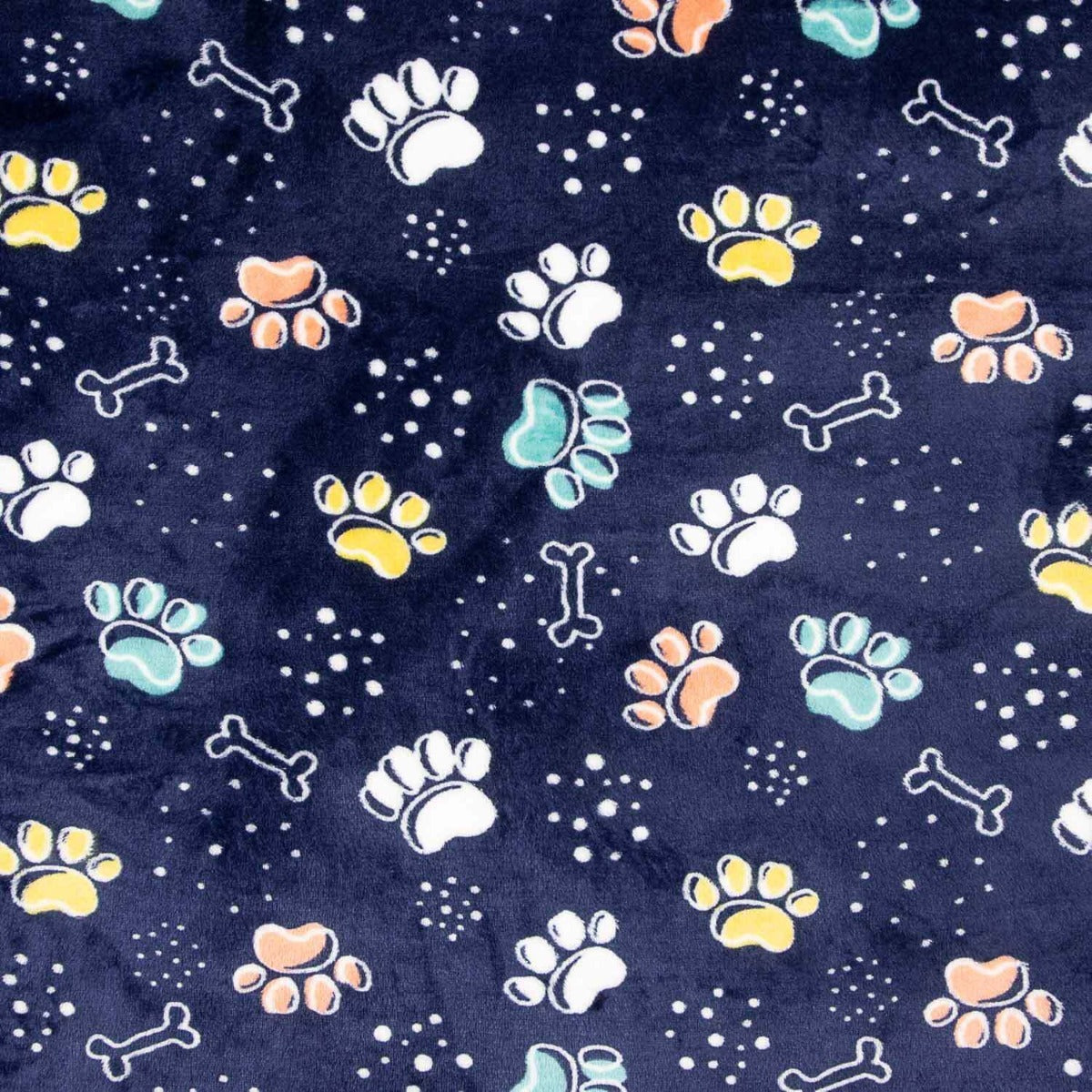 Coralina Dupla Face Estampada Pegadas - Ribes y Casals