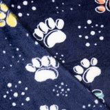 Coralina Dupla Face Estampada Pegadas - Ribes y Casals