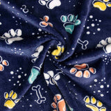 Coralina Dupla Face Estampada Pegadas - Ribes y Casals