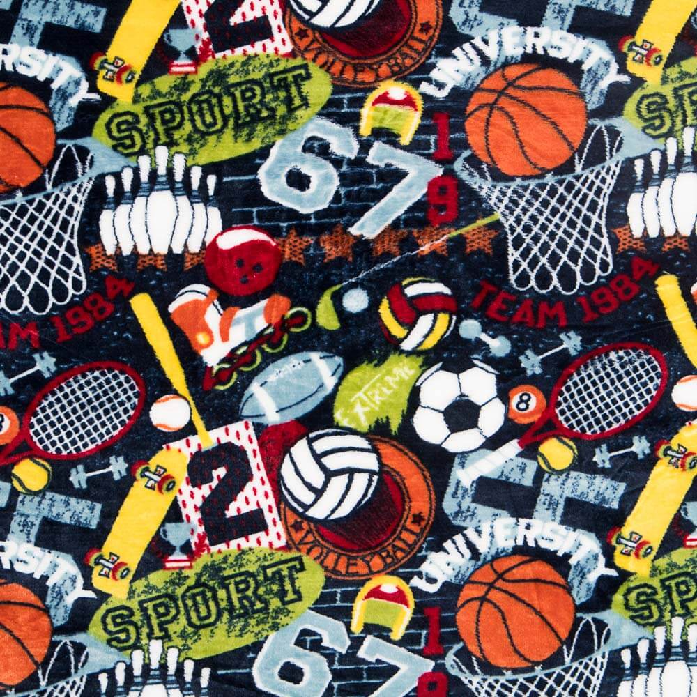 Tecido Polar Sports Azul - Ribes y Casals