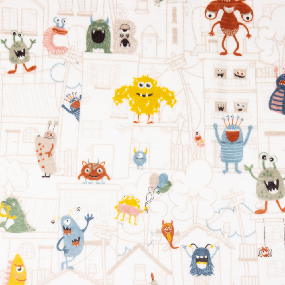 Coralina Monsters Branco - Ribes y Casals