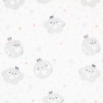 Tecido Polar Happy Moon Branco - Ribes y Casals