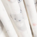 Tecido Polar Happy Moon Branco - Ribes y Casals