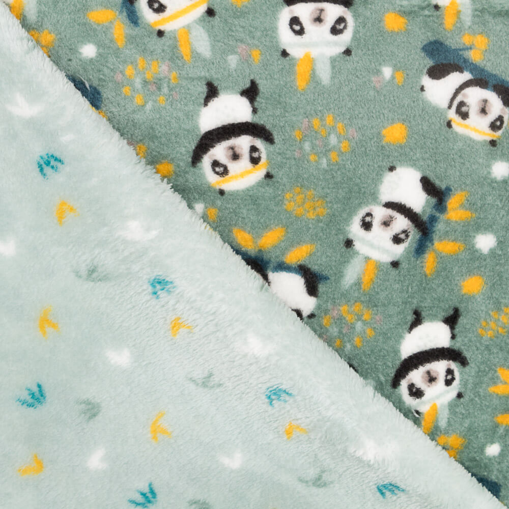 Coralina Pandas Verde Doble Cara - Ribes y Casals