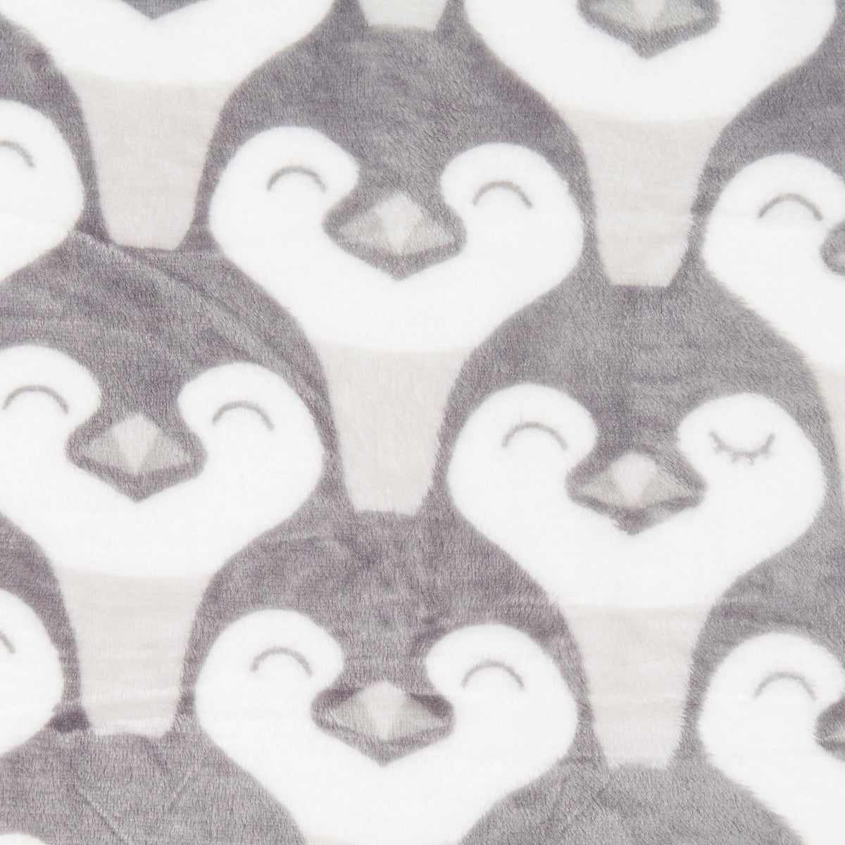 Retal Coralina Pingüinos Gris 200x155 cm - Ribes y Casals