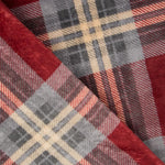 Tecido Coralina Scottish Grena - Ribes y Casals