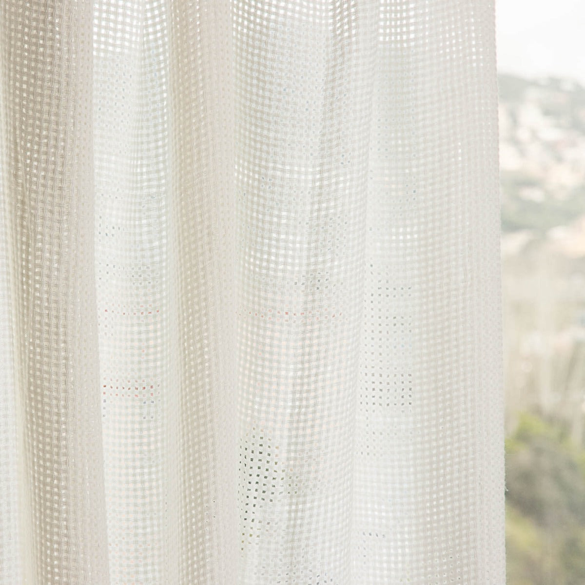 Cortína Red Tupida Blanco Natural - Ribes y Casals