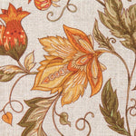 Cortina Rústica Cretona Laranja - Ribes y Casals