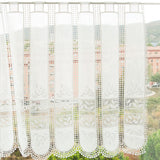 Cortina Pequena Largura Bordada Ondas 60cm - Ribes y Casals