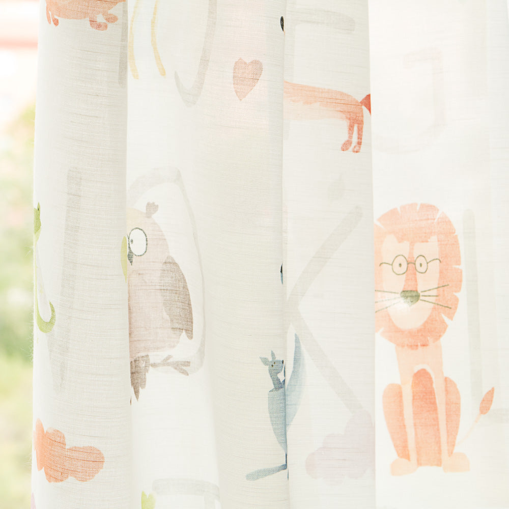 Cortina de Poliéster Estampados Animais - Ribes y Casals