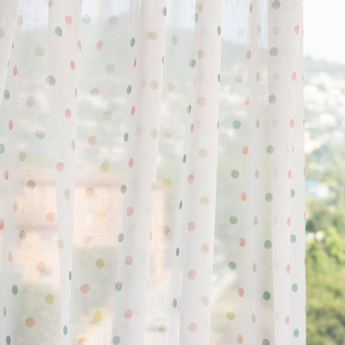 Cortina Dots Pastel - Ribes y Casals