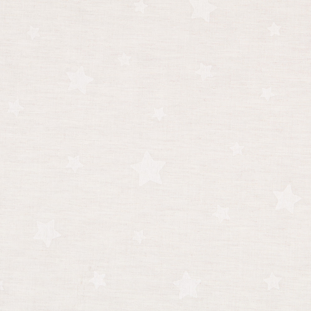 Cortina de Poliéster Visillo Estrelas Natural - Ribes y Casals