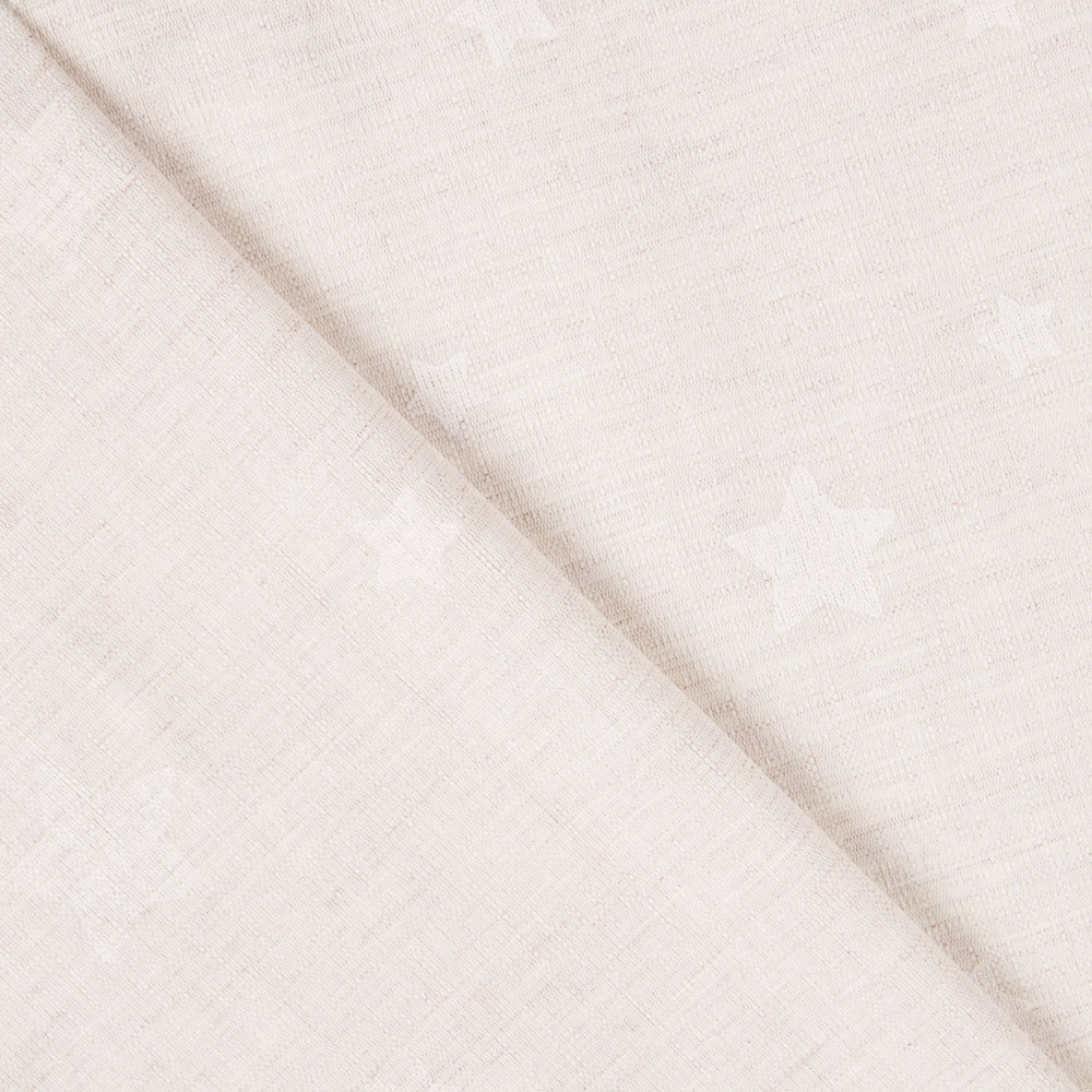 Cortina de Poliéster Visillo Estrelas Natural - Ribes y Casals