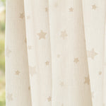 Cortina de Poliéster Visillo Estrelas Natural - Ribes y Casals